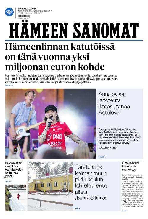 Hämeen Sanomat 3.2.2026