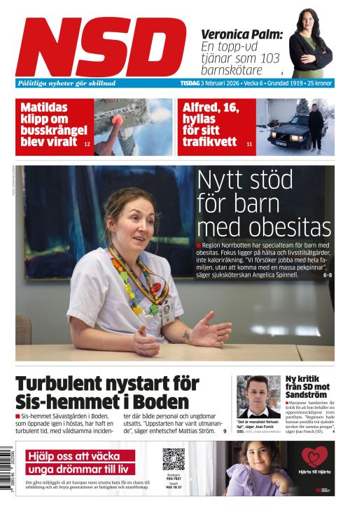 Norrländska Socialdemokraten 3.2.2026