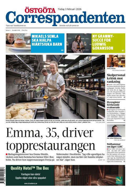 Östgöta Correspondenten 3.2.2026