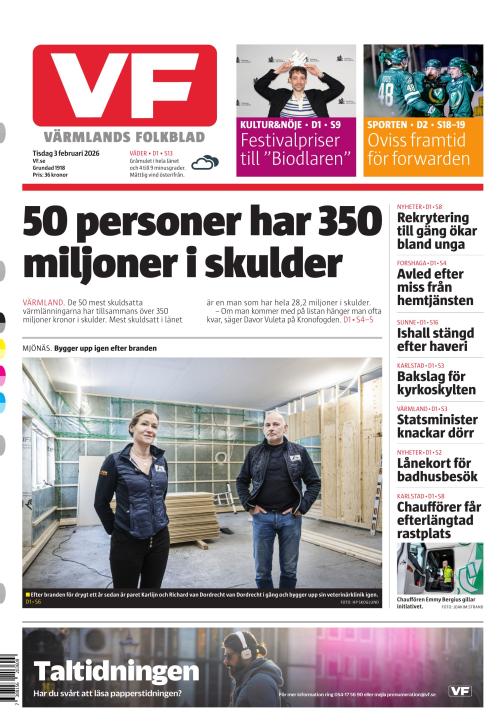 Värmlands Folkblad 3.2.2026