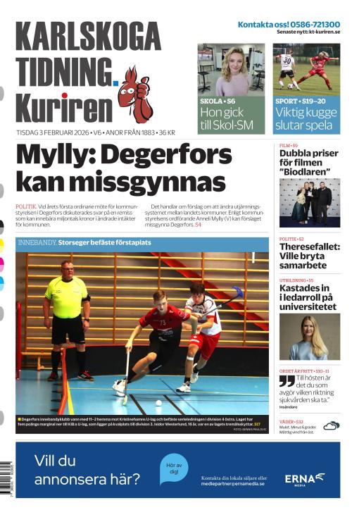 Karlskoga Tidning-Kuriren 3.2.2026