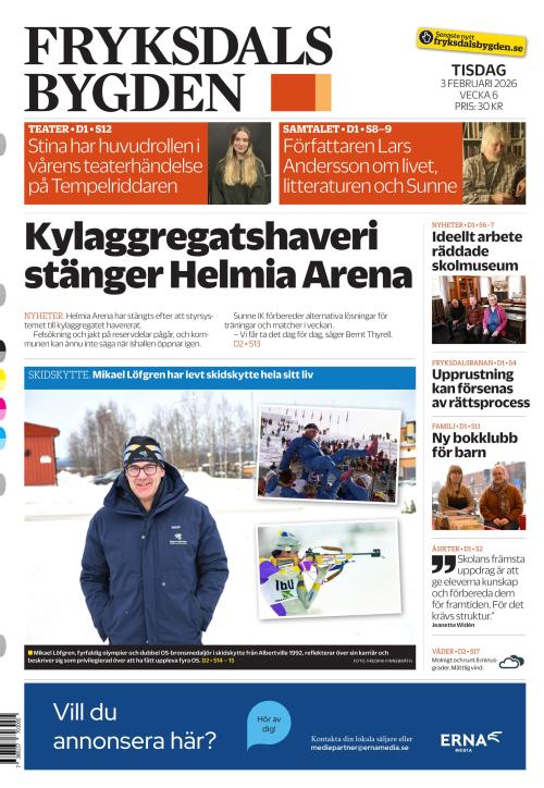 Fryksdals-Bygden 3.2.2026