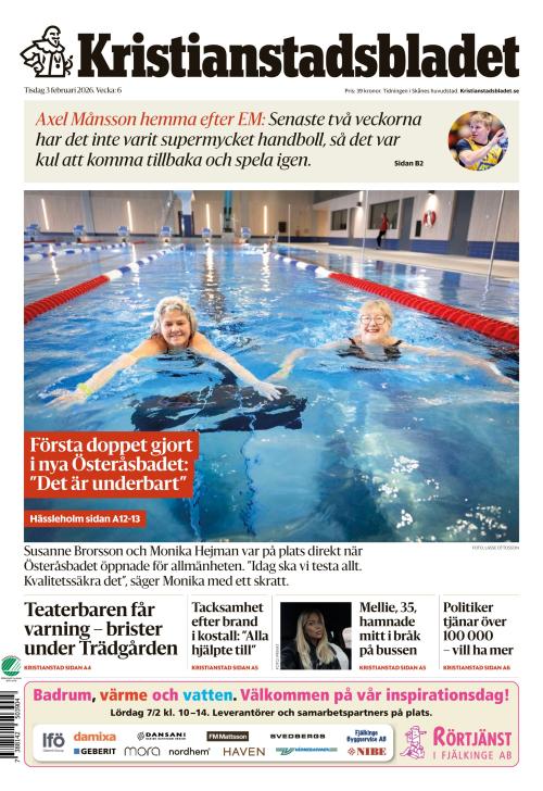 Kristianstadsbladet 3.2.2026