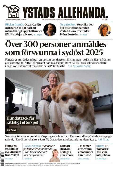 Ystads Allehanda 3.2.2026