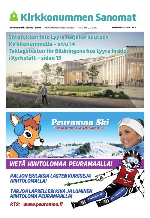 Kirkkonummen Sanomat 4.2.2026