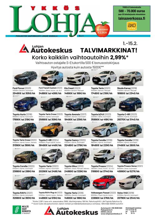 Kaupunkilehti Ykkös-Lohja 06/2026