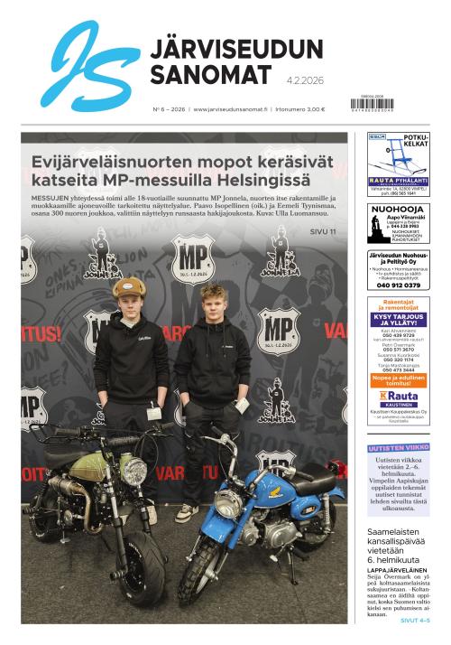 Järviseudun Sanomat 4.2.2026