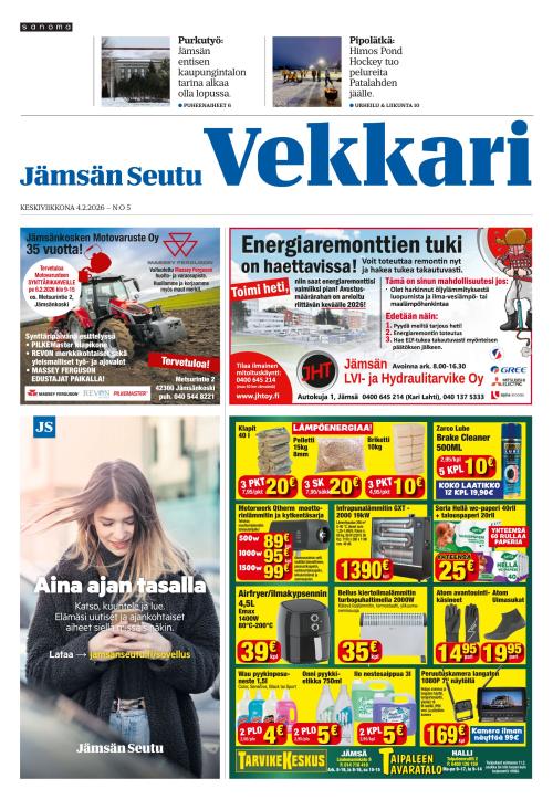 Jämsän Seutu ja Vekkari 4.2.2026
