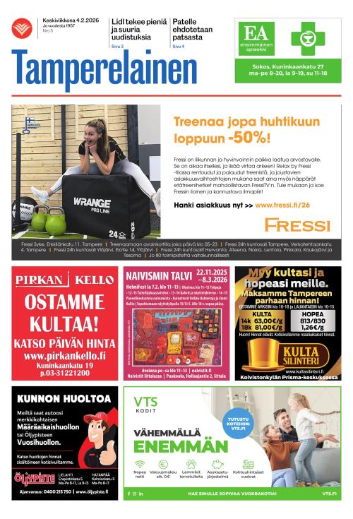 Tamperelainen 4.2.2026