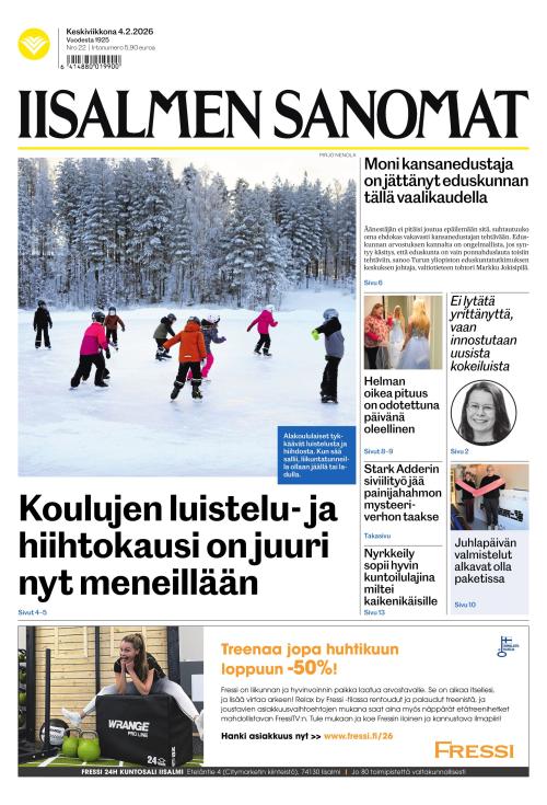 Iisalmen Sanomat 4.2.2026