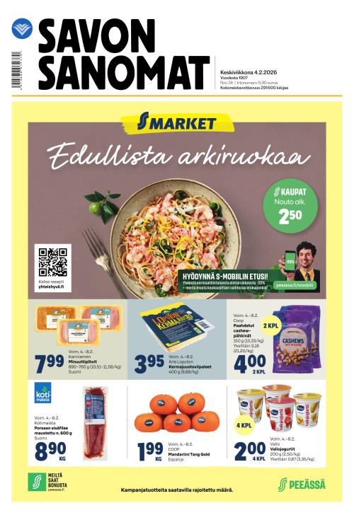Savon Sanomat 4.2.2026
