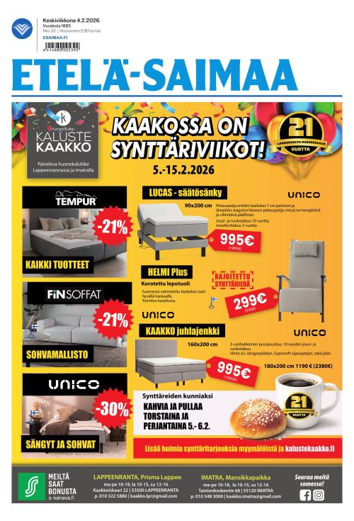 Etelä-Saimaa 4.2.2026