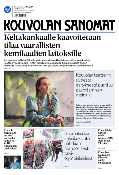 Kouvolan Sanomat 4.2.2026