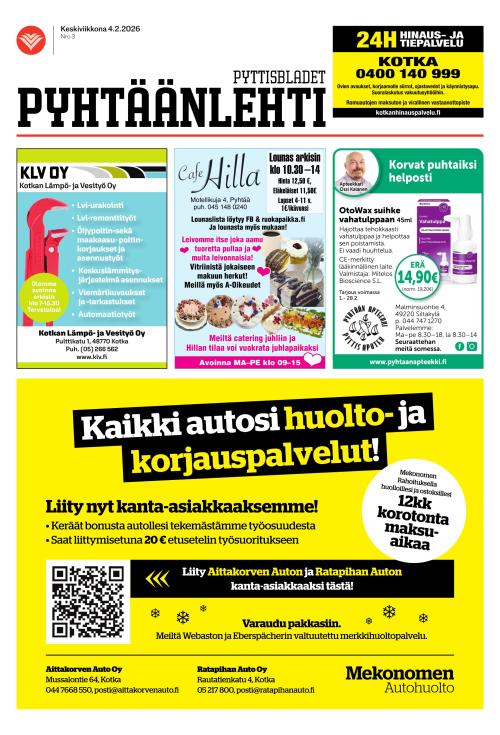 Pyhtäänlehti 4.2.2026
