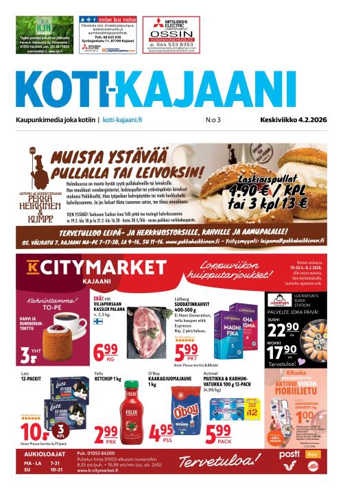 Koti-Kajaani 4.2.2026