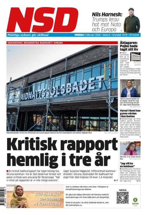 Norrländska Socialdemokraten 4.2.2026