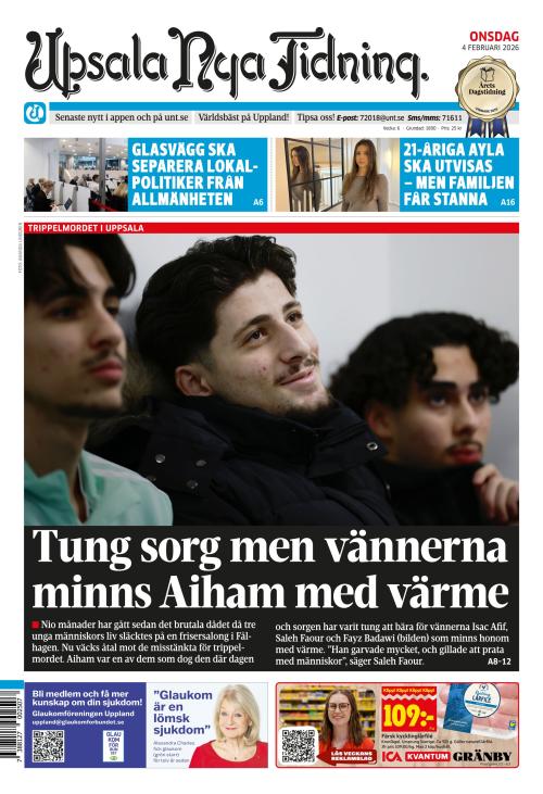 Upsala Nya Tidning 4.2.2026