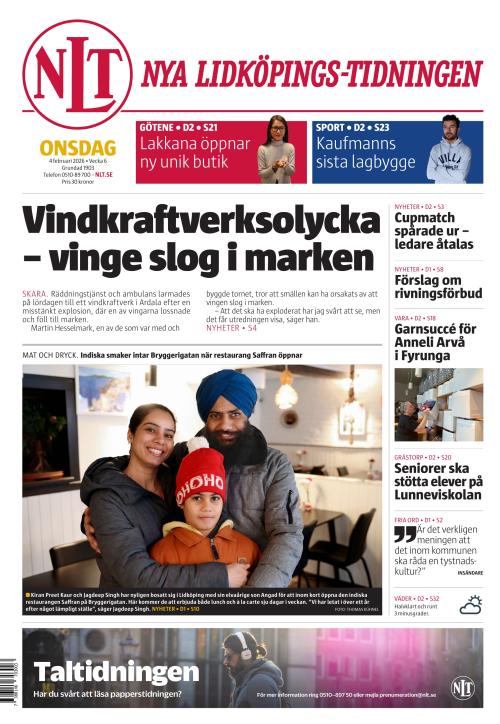 Nya Lidköpings-Tidningen 4.2.2026