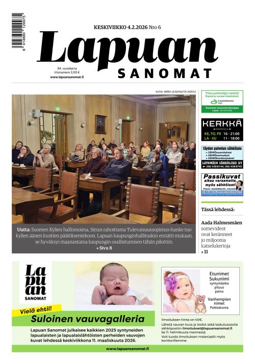 Lapuan Sanomat 4.2.2026