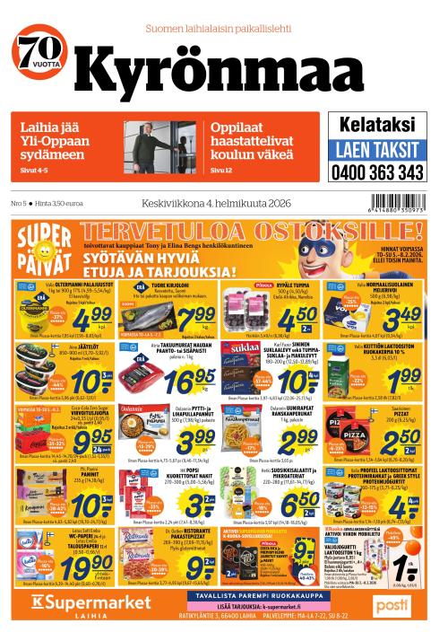 Kyrönmaa-lehti 4.2.2026