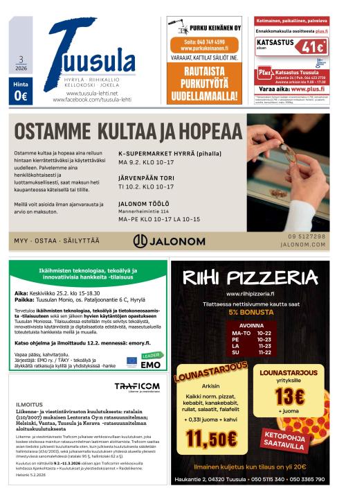 Tuusula-lehti 5.2.2026