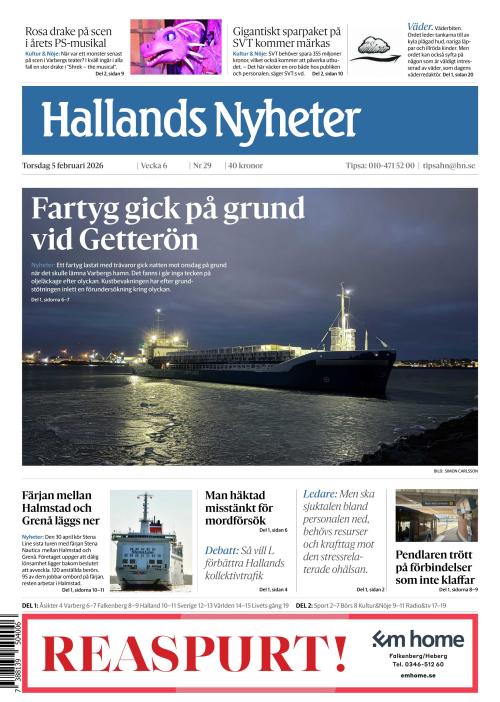 Hallands Nyheter 5.2.2026