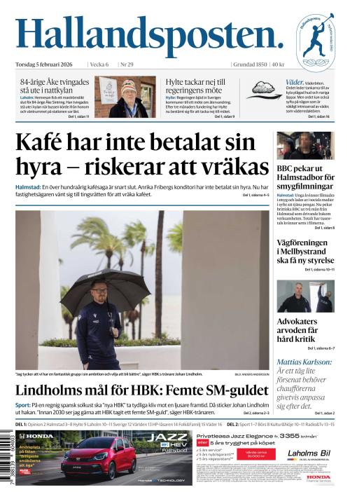 Hallandsposten 5.2.2026