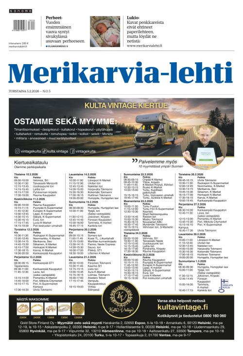 Merikarvia-lehti 5.2.2026