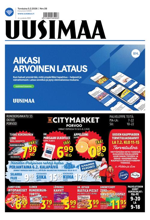 Uusimaa 5.2.2026
