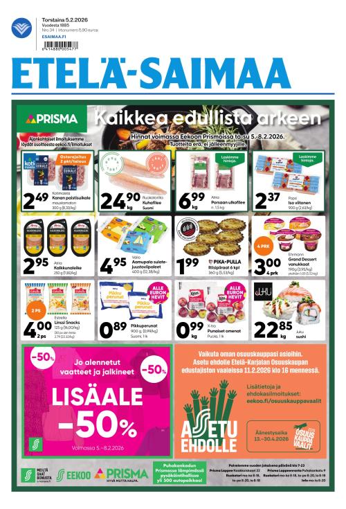 Etelä-Saimaa 5.2.2026