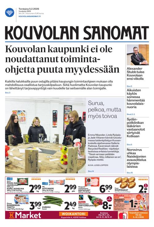 Kouvolan Sanomat 5.2.2026