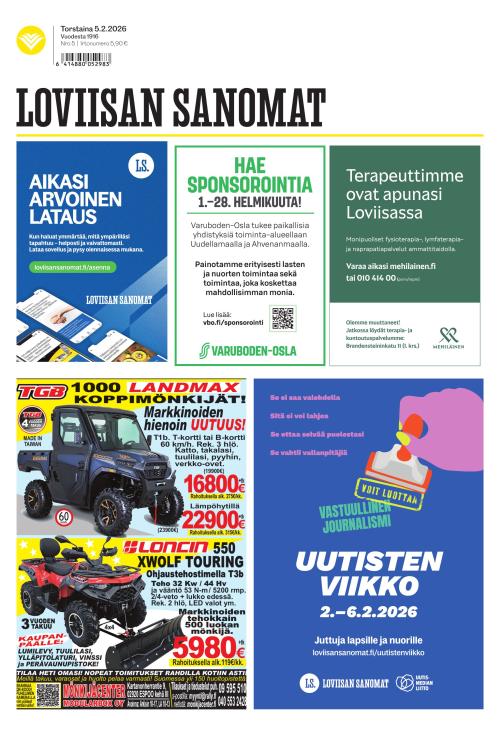 Loviisan Sanomat 5.2.2026