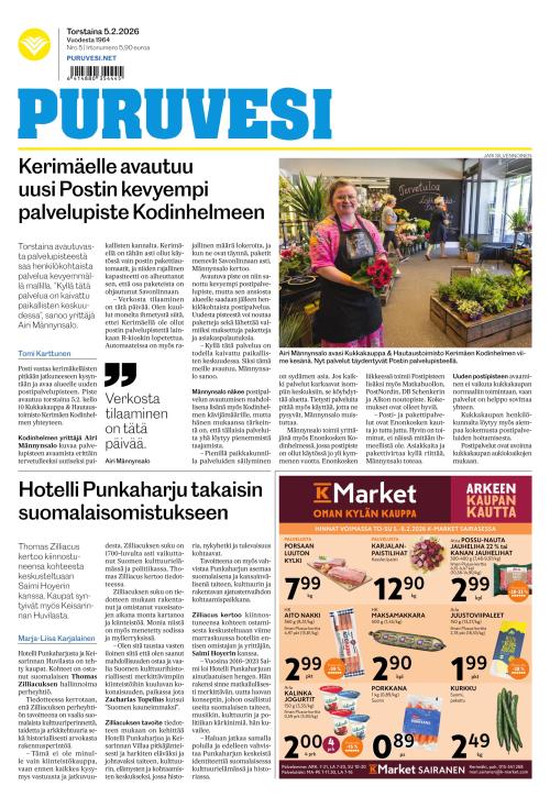 Puruvesi-lehti 5.2.2026