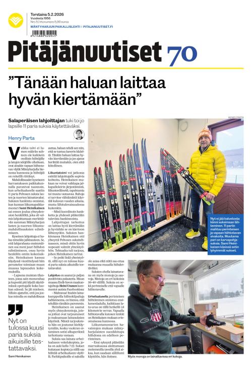 Pitäjänuutiset 5.2.2026