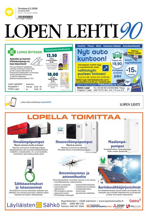 Lopen Lehti 5.2.2026