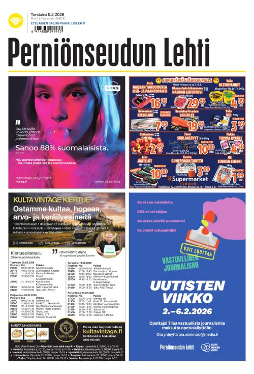 Perniönseudun Lehti 5.2.2026