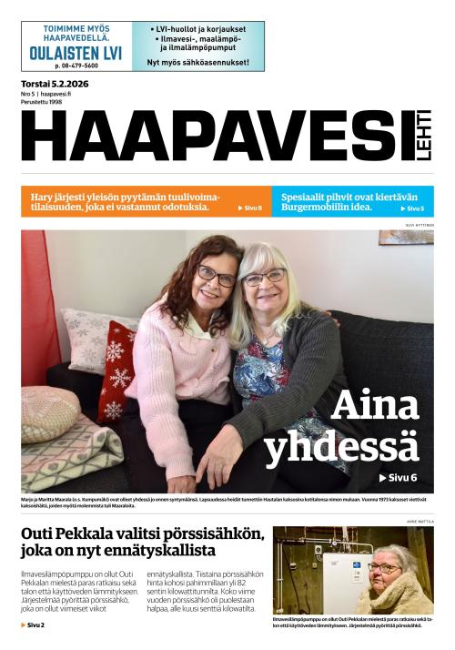 Haapavesi-lehti 5.2.2026