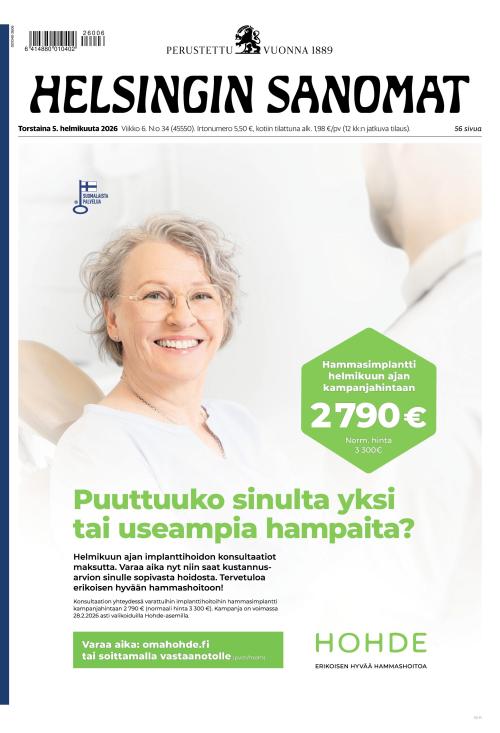 Helsingin Sanomat 5.2.2026