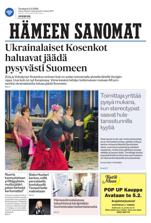 Hämeen Sanomat 5.2.2026