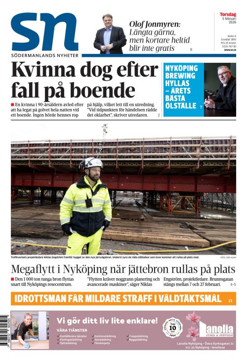 Södermanlands Nyheter 5.2.2026