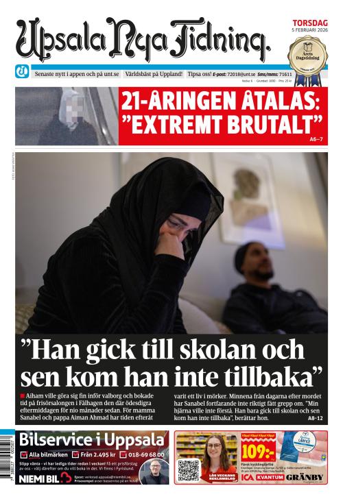 Upsala Nya Tidning 5.2.2026