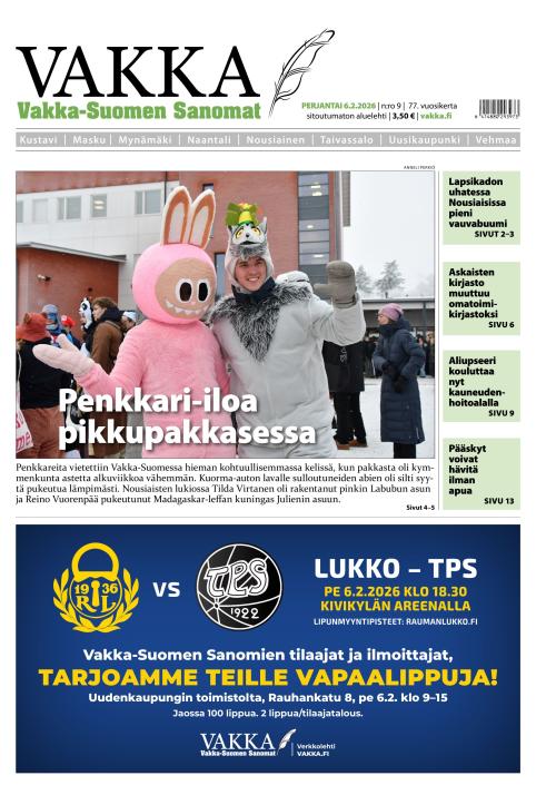 Vakka-Suomen Sanomat 6.2.2026