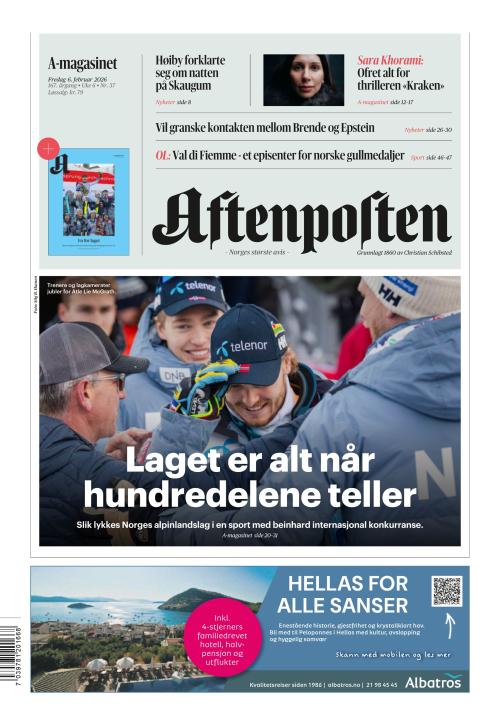 Aftenposten 6.2.2026