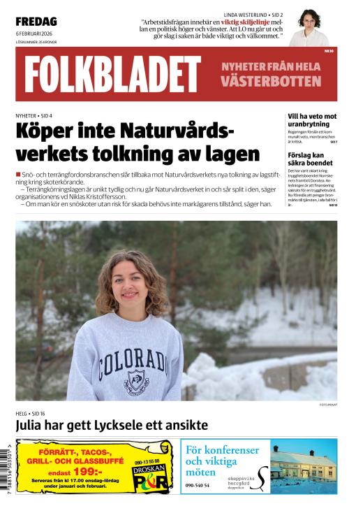 Folkbladet (Västerbotten) (SE) 6.2.2026