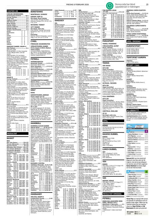 Göteborgs-Posten 6.2.2026