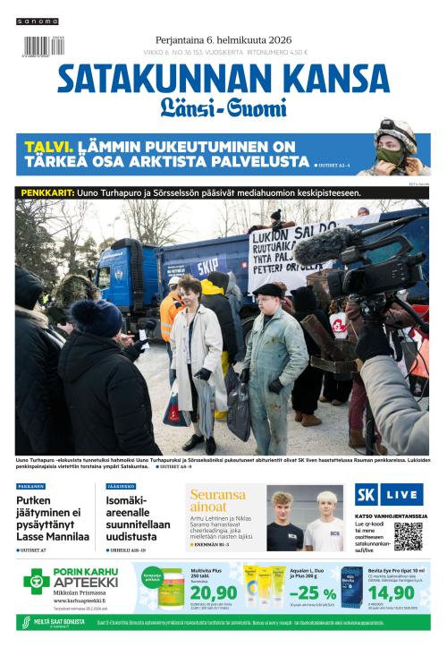 Satakunnan Kansa Länsi-Suomi 6.2.2026