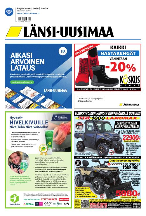 Länsi-Uusimaa 6.2.2026