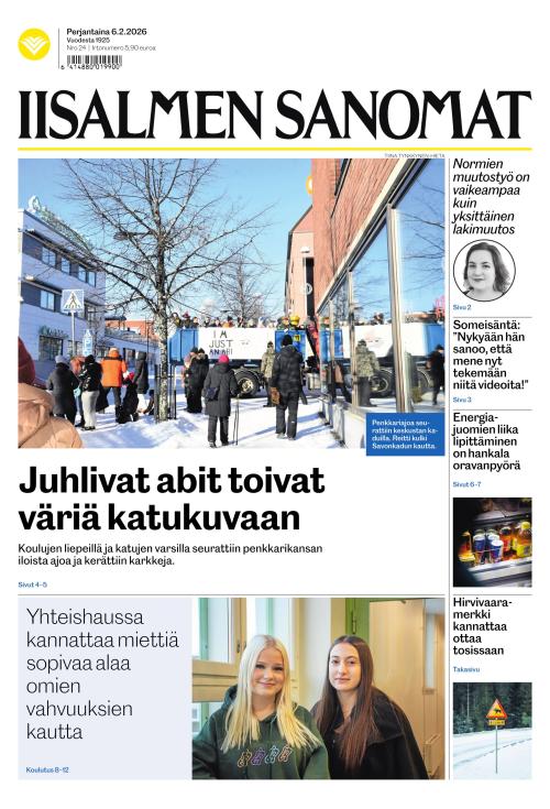 Iisalmen Sanomat 6.2.2026