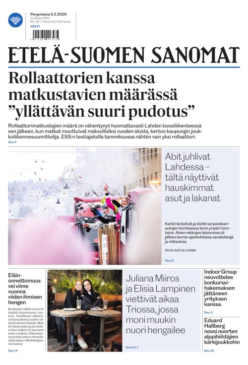 Etelä-Suomen Sanomat 6.2.2026