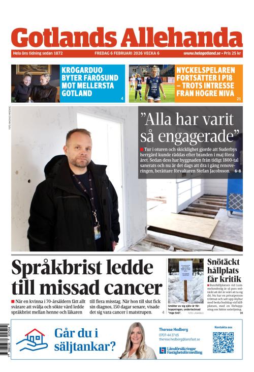 Gotlands Allehanda 6.2.2026